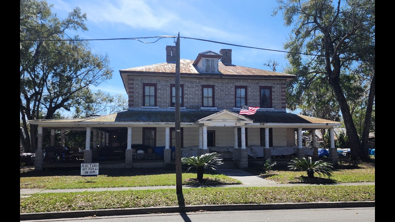 Abandoned 1907 Four Square Abandoned Home! Mansion, Renovate, Fixer Upper - Happy Holidays! 2025