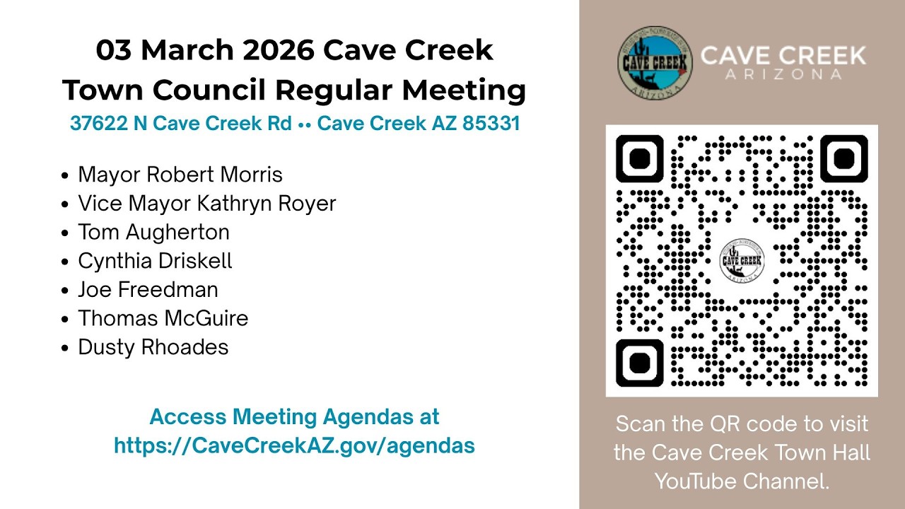 03 March 2026 Cave Creek Town Council meeting