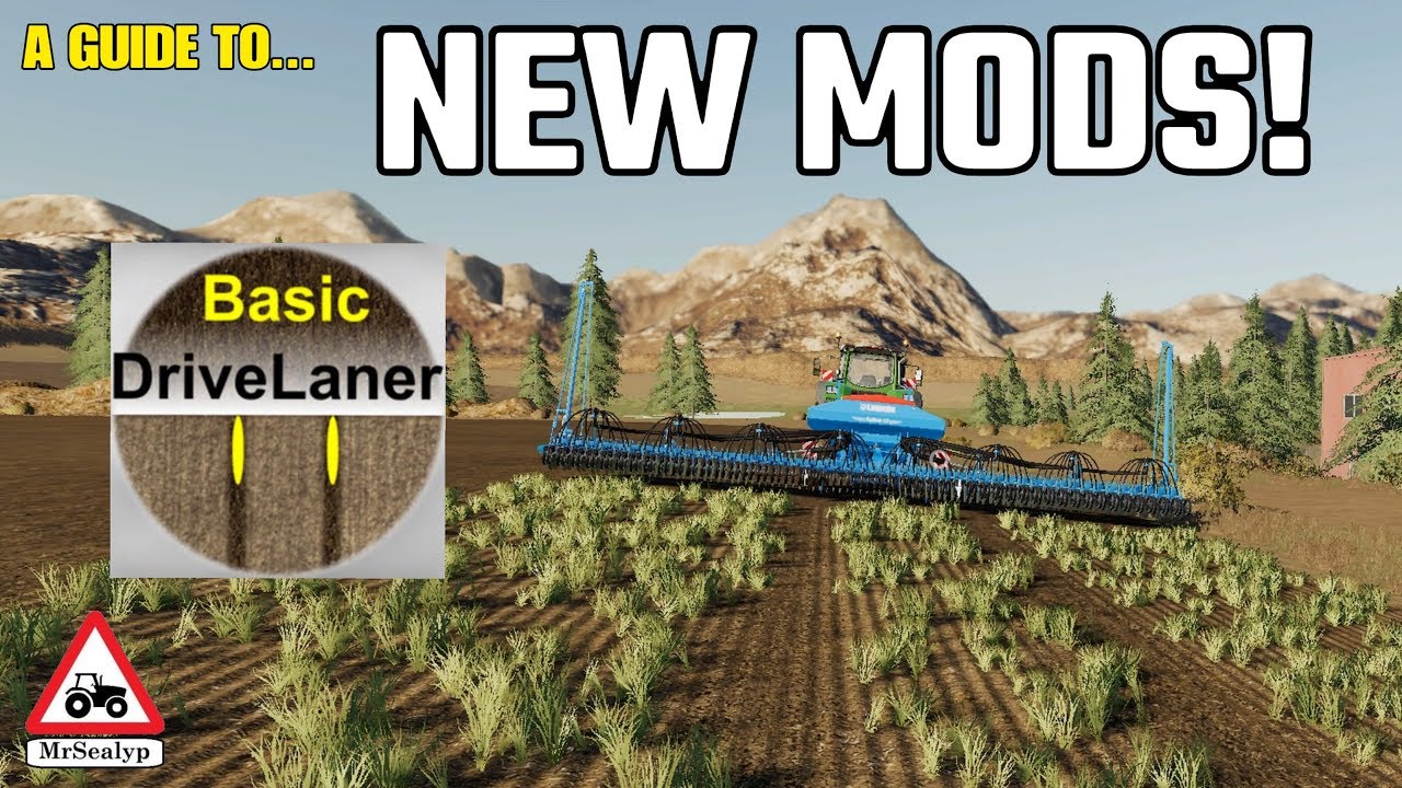 A GUIDE TO... NEW MODS! DriveLaner? Farming Simulator 19, PS4, Assistance!