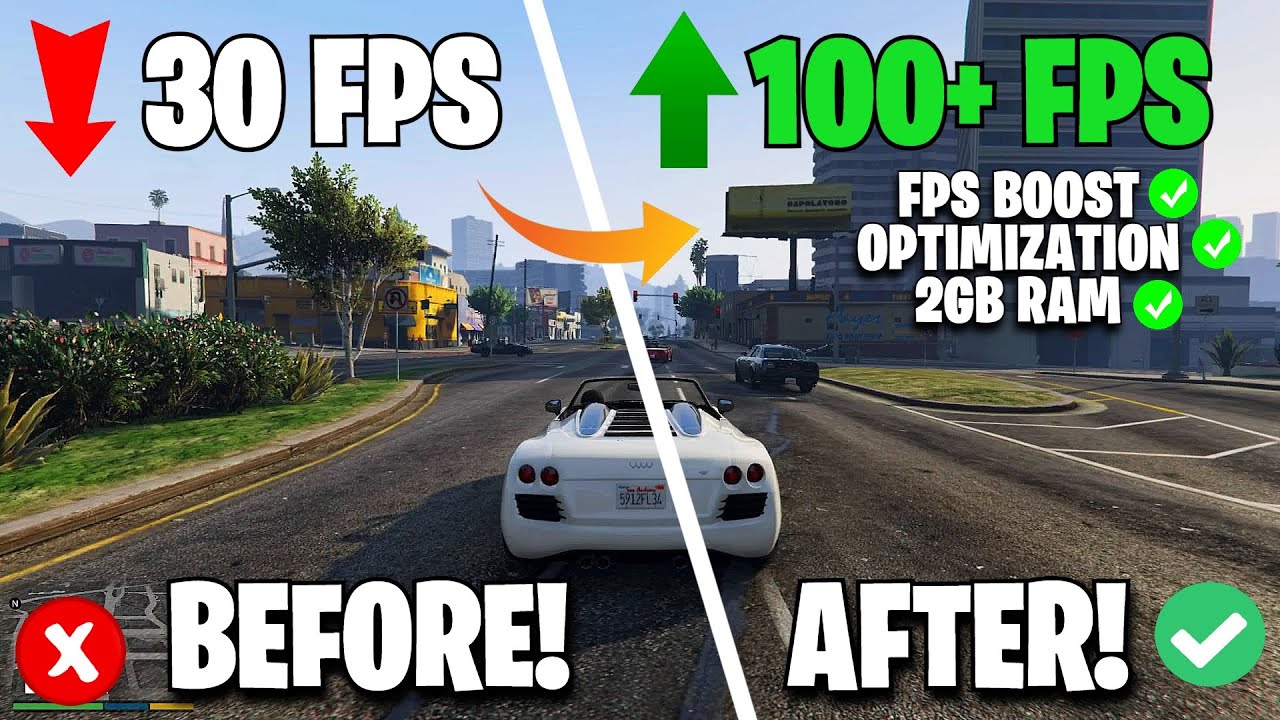 ✅Устранение задержек в GTA 5 на слабом ПК | Устранение задержек в GTA 5 без видеокарты | Устранен...