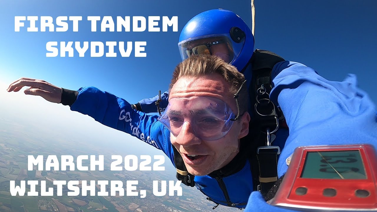 First Tandem Skydive - 15,000ft Old Sarum, Wiltshire, UK (Goskydive)