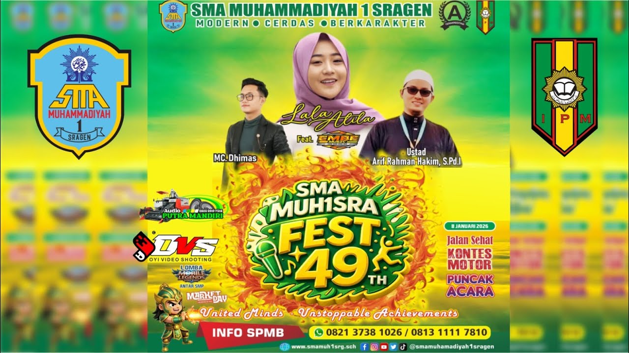 LIVE EMBE MUSIC LALA ATILA - SMA MUHISRA FEST 49TH 