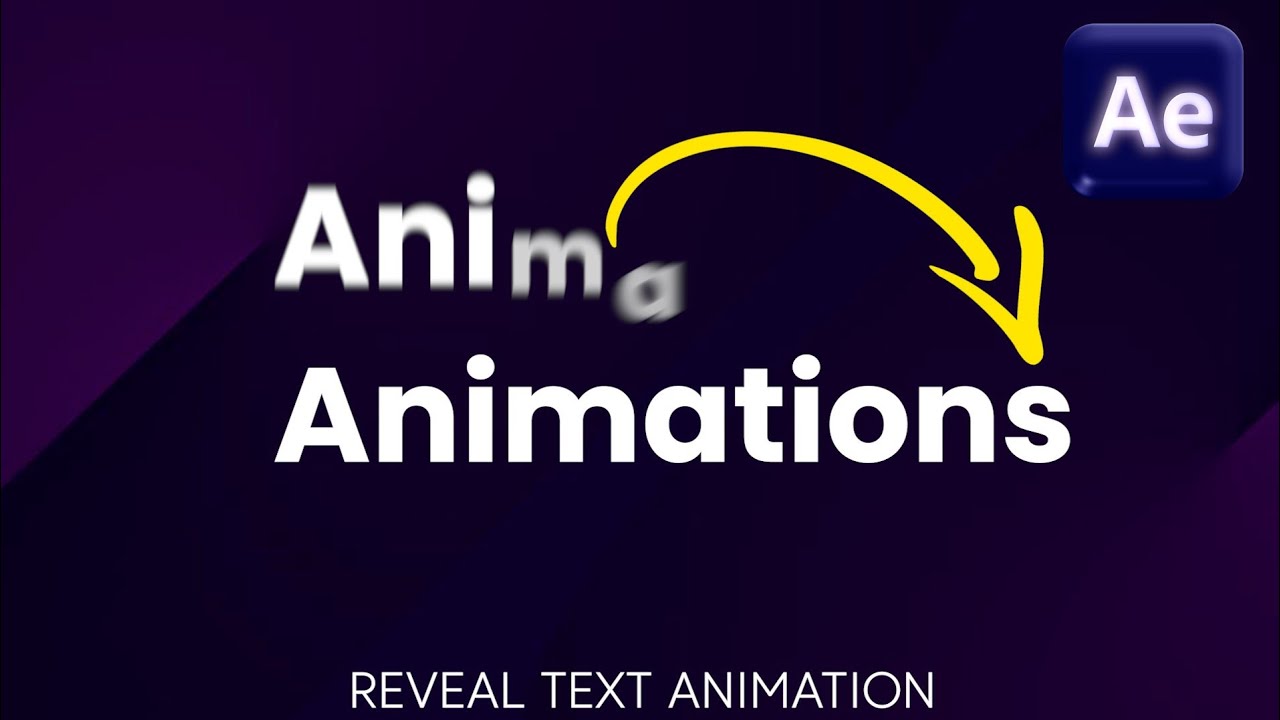 After effects Text Animation Smooth Text Animation in Adobe After effects #aftereffects 