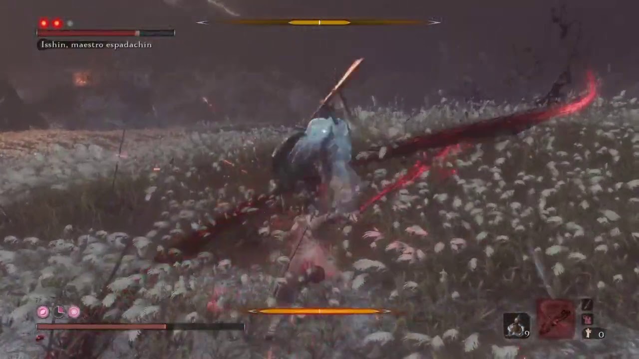 SEKIRO: Shadows Die Twice - Isshin, Maestro Espadach&iacute;n, Fase 2 - Isshin, The Sword Saint, Phase 2