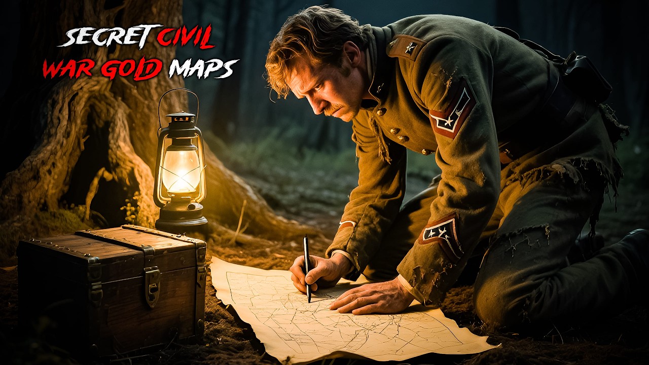 💀 Secret Civil War Gold Maps That Still Haunt Modern Treasure Hunters 🗺️