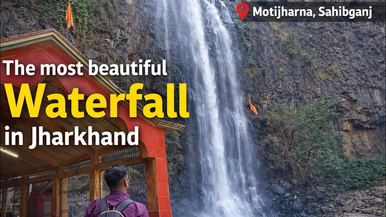 Motijharna Waterfall Jharkhand | Train Journey Barharwa to Maharajpur | Hidden Waterfall