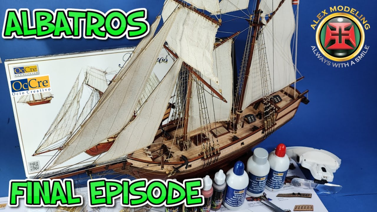 BUILD THE #occre WOOD SHIP MODEL ALBATROS FINAL EPISODE