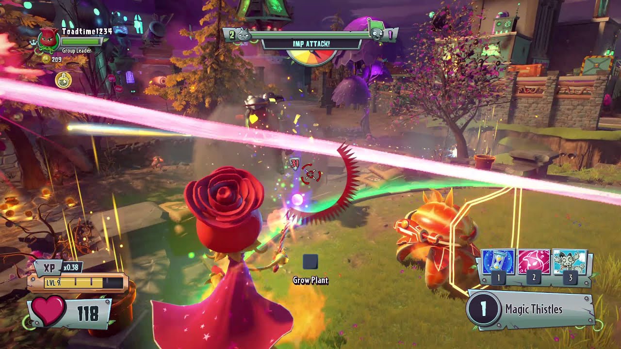 Plants vs Zombies Garden Warfare 2 (Flag Of Power Rose)