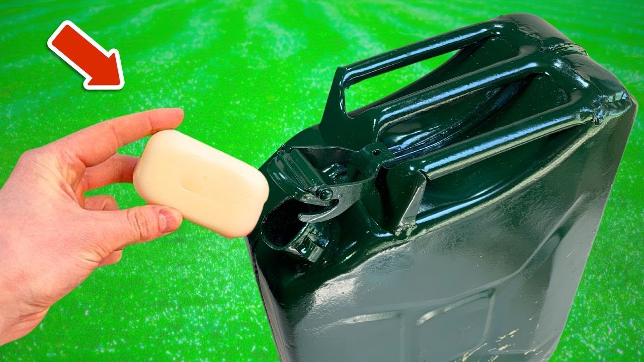 Just mix gasoline with soap and a sponge and you will get surprising results