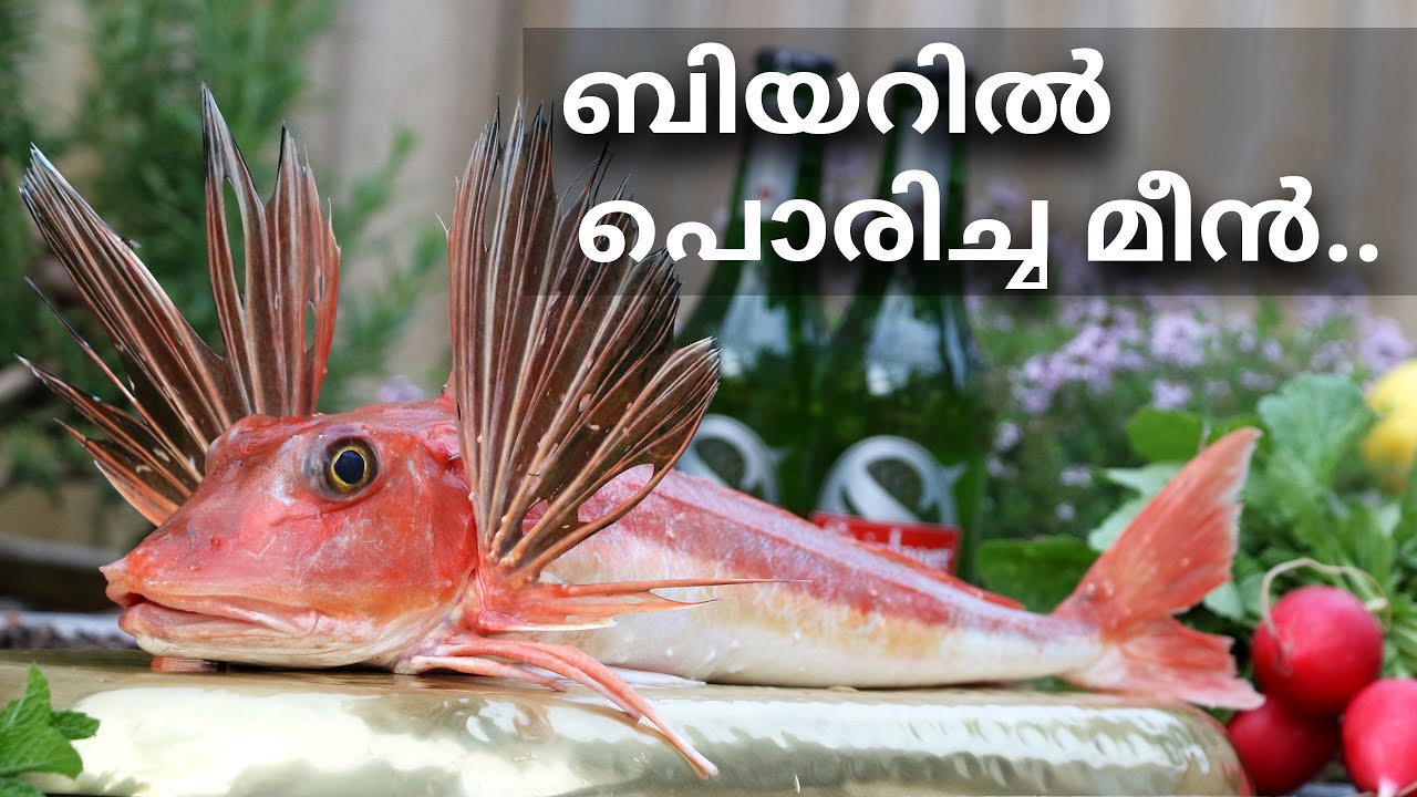 ബിയറിൽ പൊരിച്ച മീൻ. Fish and chips,how to cook beer battered fish in malayalam |best fish| Naveenjob