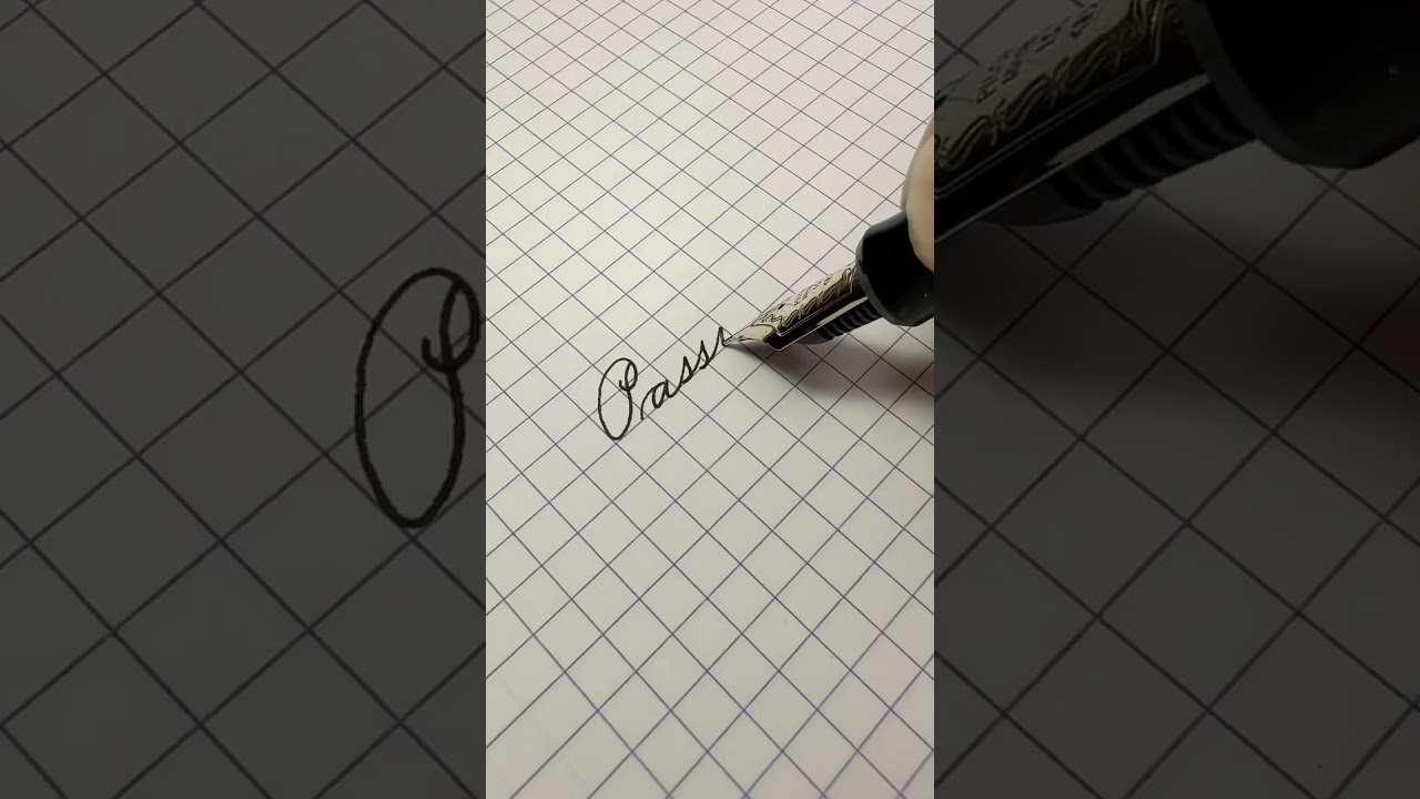 #calligraphy #fountainpen #handwriting #spencerian #cursivewriting #pilotcustom823