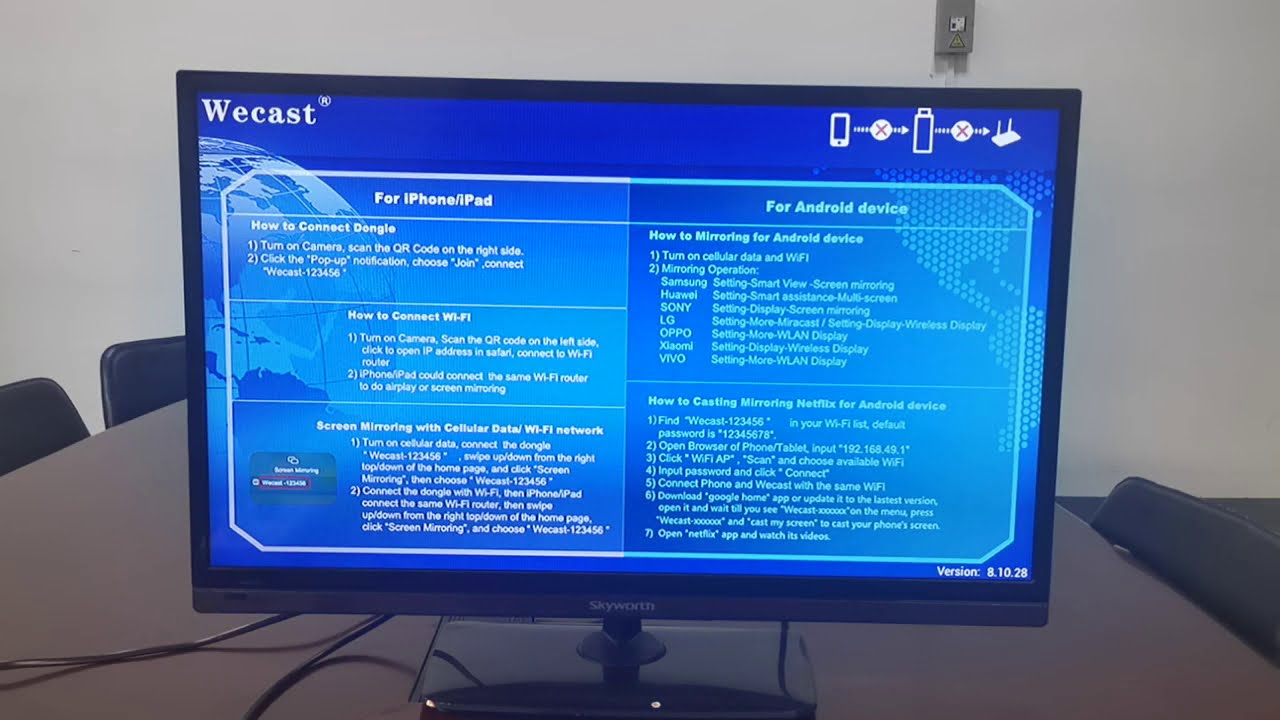 Wecast Update firmware