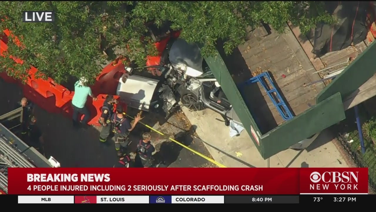 4 People Injured After Brooklyn Scaffolding Crash