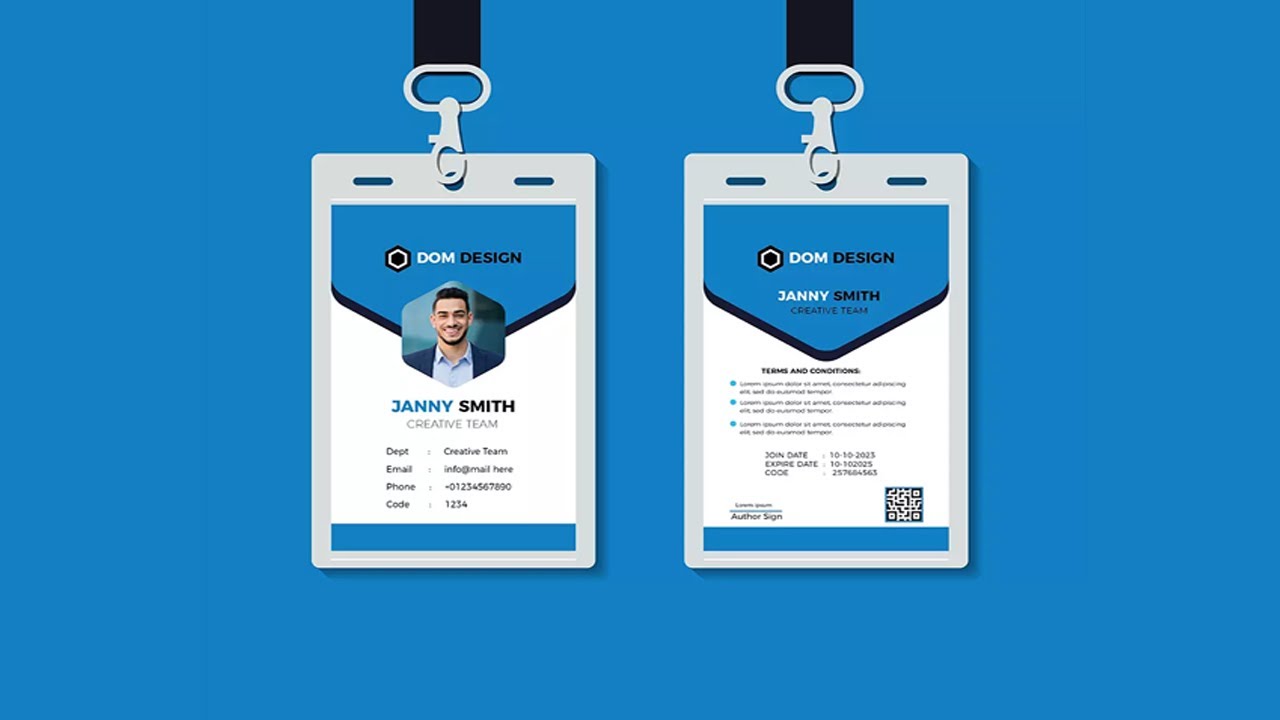 Id Card Design in Adobe Illustrator in Urdu - Step by Step Guide