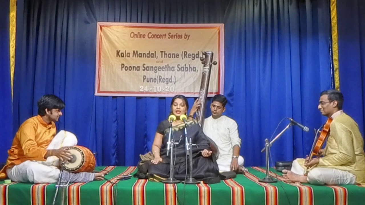 Sriranjani Santhanagopalan performs for Kala Mandal, Thane and Poona Sangeetha Sabha