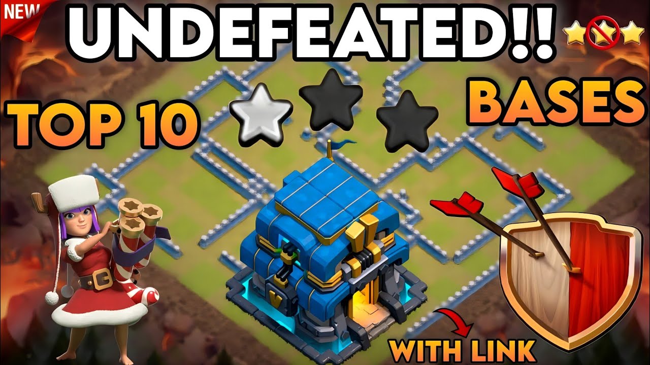 UNDEFEATED!! TH12 NEW BASES!! WITH LINK!! TOP10 WAR|CWL|PUSH || CLASH OF CLANS
