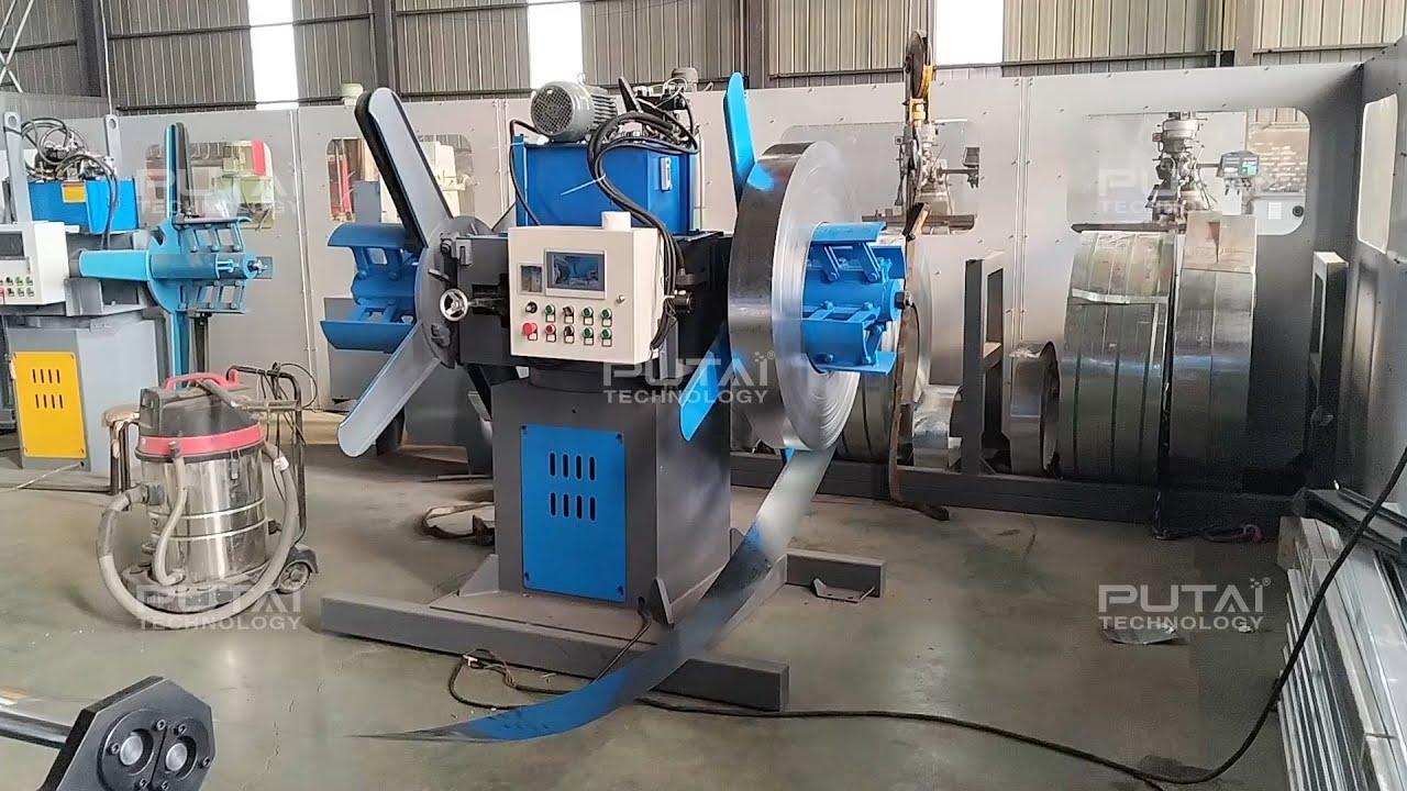 Putai Automatic Adjustable C U Channel Roll Forming Machine With Stacker