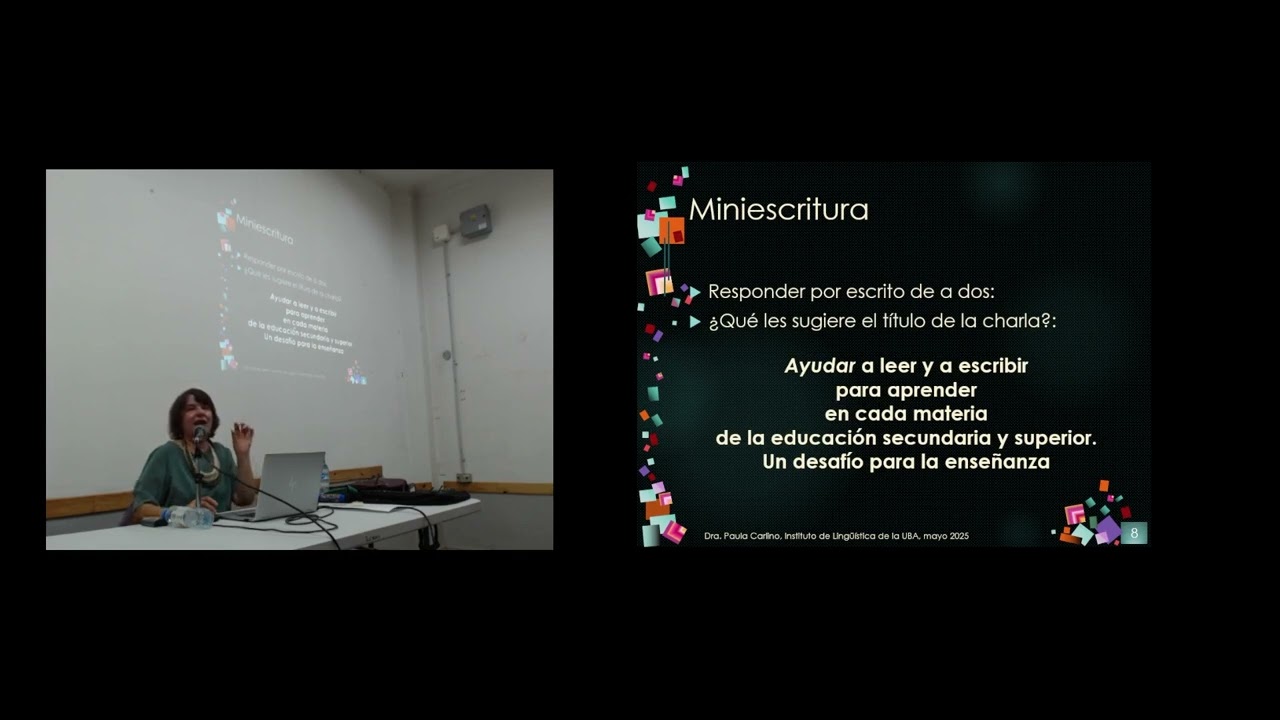 Conferencia de la Dra. Paula Carlino