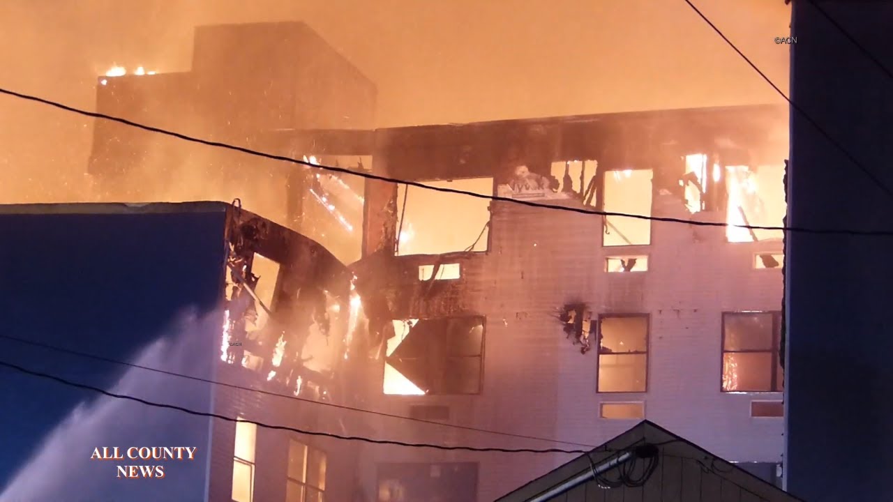 Massive 7-Alarm Fire on East Main Street, Bound Brook