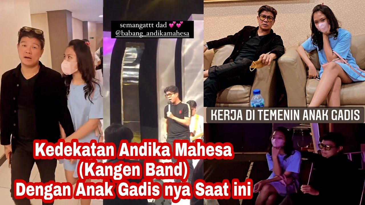 Kedekatan Anak Gadis Andika Maesa Kangen Band, yang dengan sabar temani Ayahnya Shooting