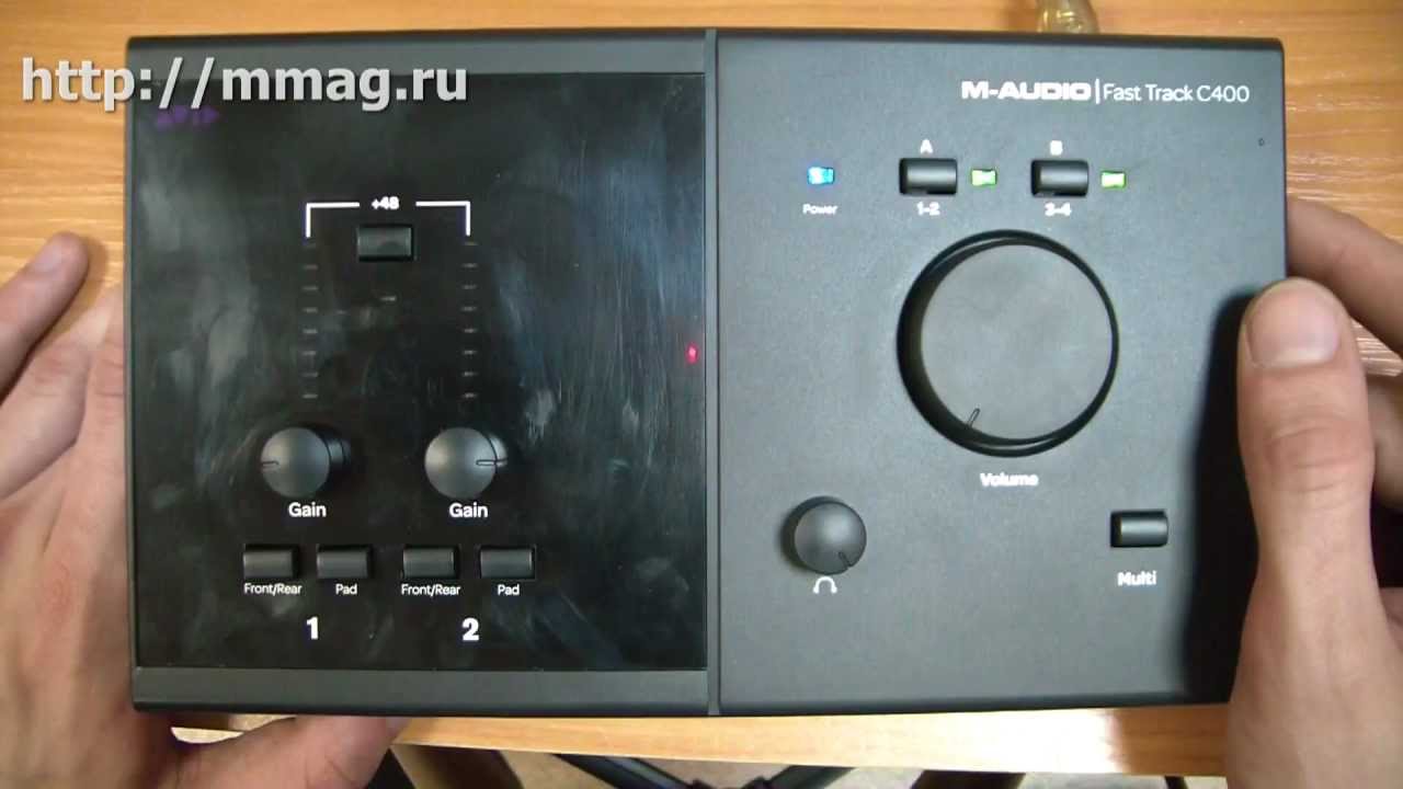 mmag.ru: M-Audio Fast Track C400 video review