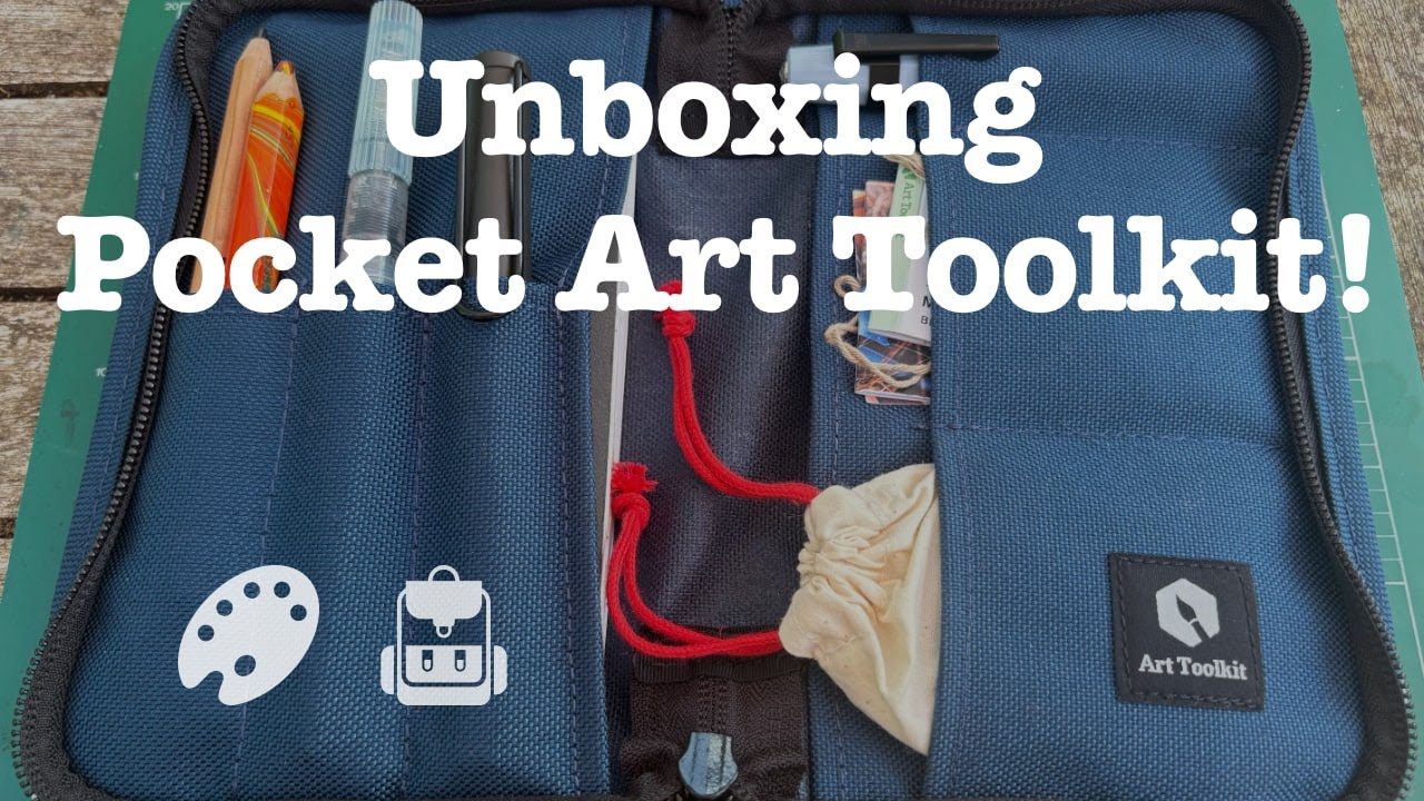 Pocket Palette Unboxing: The Ultimate Travel Sketching Kit Setup! 🎨