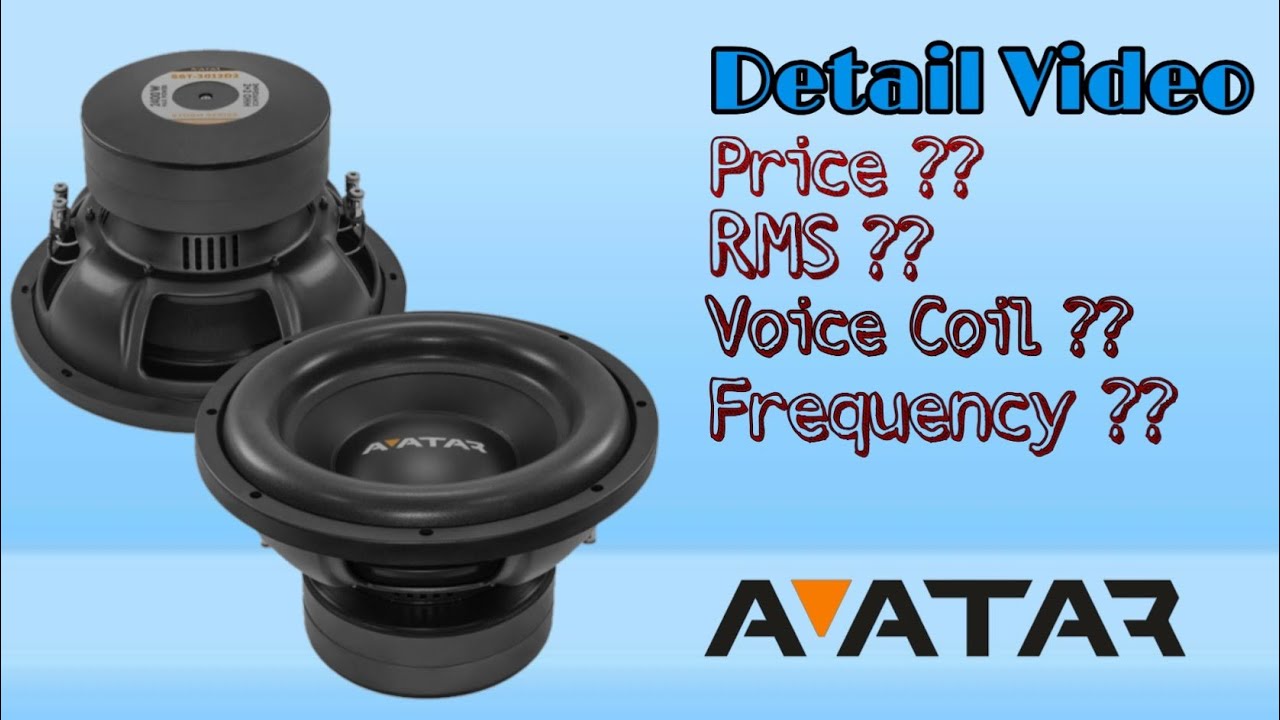 Avatar Subwoofer Detail Video With Full Performance !! +918053480908