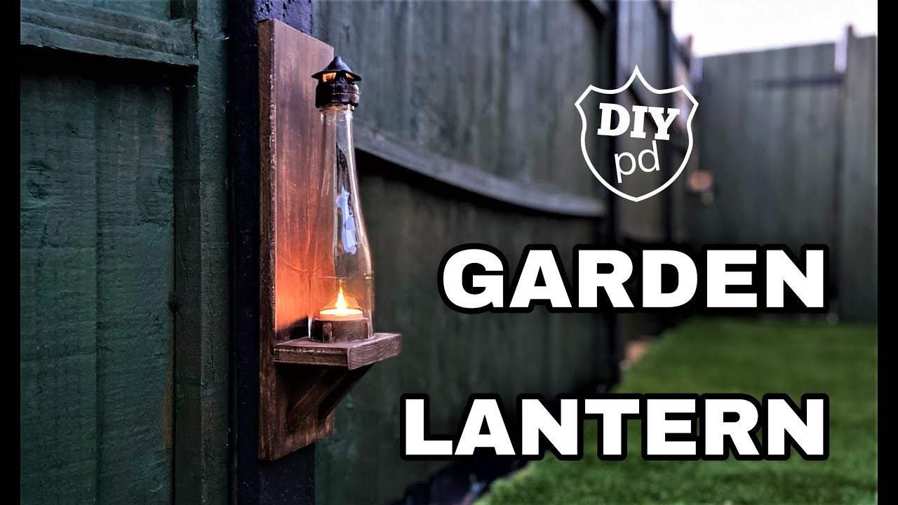 GLASS BOTTLE TEA LIGHT LANTERN | GLASS BOTTLE CRAFT | DIY Decor Ideas