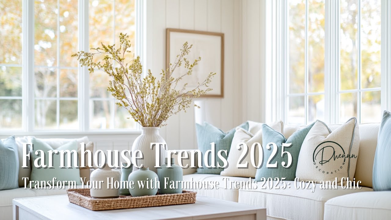 Transform Your Home With Farmhouse Trend 2025: Cozy and Chic