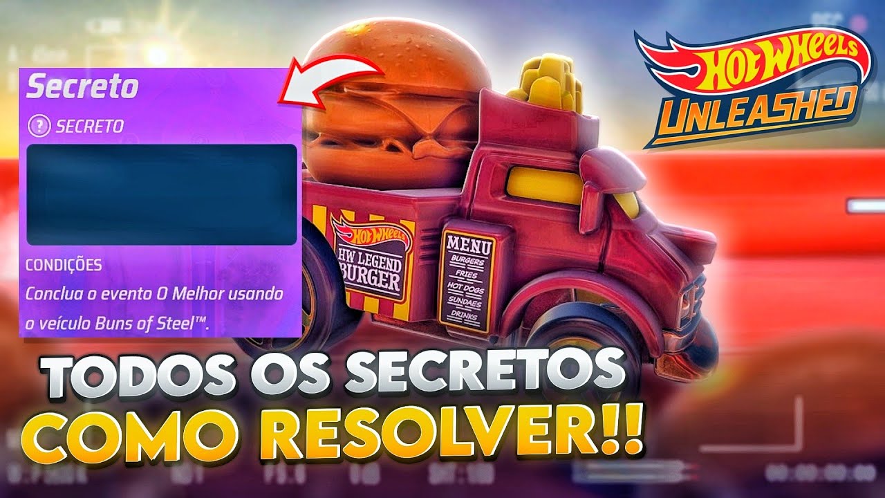 HOT WHEELS UNLEASHED - COMO FAZER TODAS AS CORRIDAS SECRETAS !!