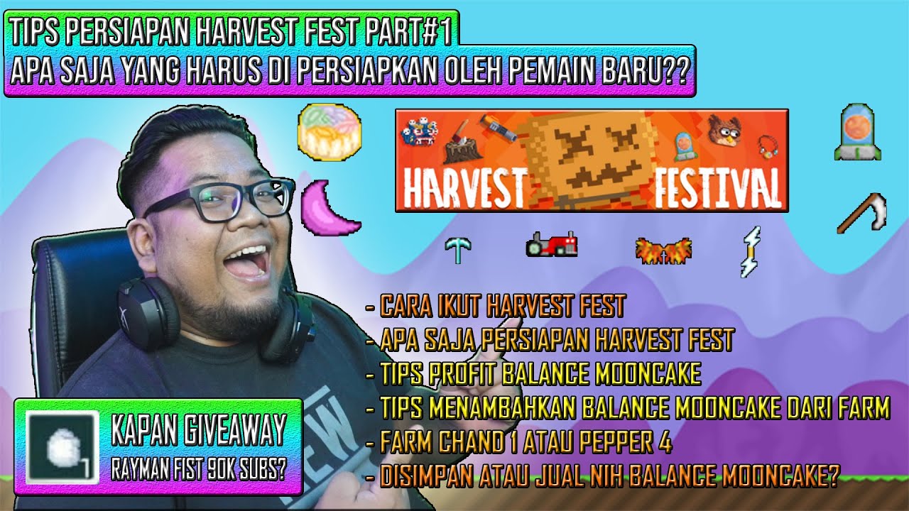 Tips Persiapan & Profit Harvest Festival 2021 Part 1 | Guide Untuk Pemain Baru | Growtopia Indonesia
