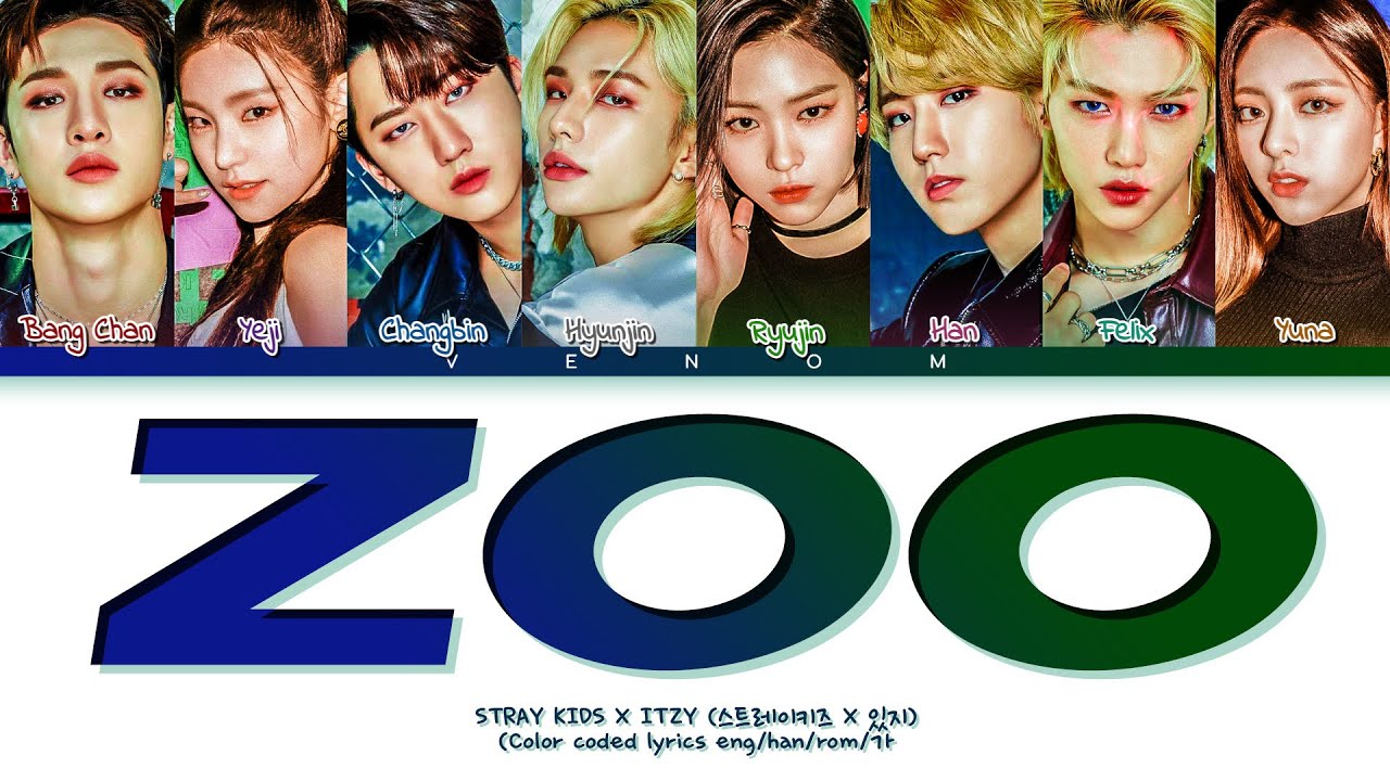 How would STRAY KIDS & ITZY (RAP LINE) sing ZOO by NCT X GISELLE (Color coded lyrics eng/han/rom/가사)