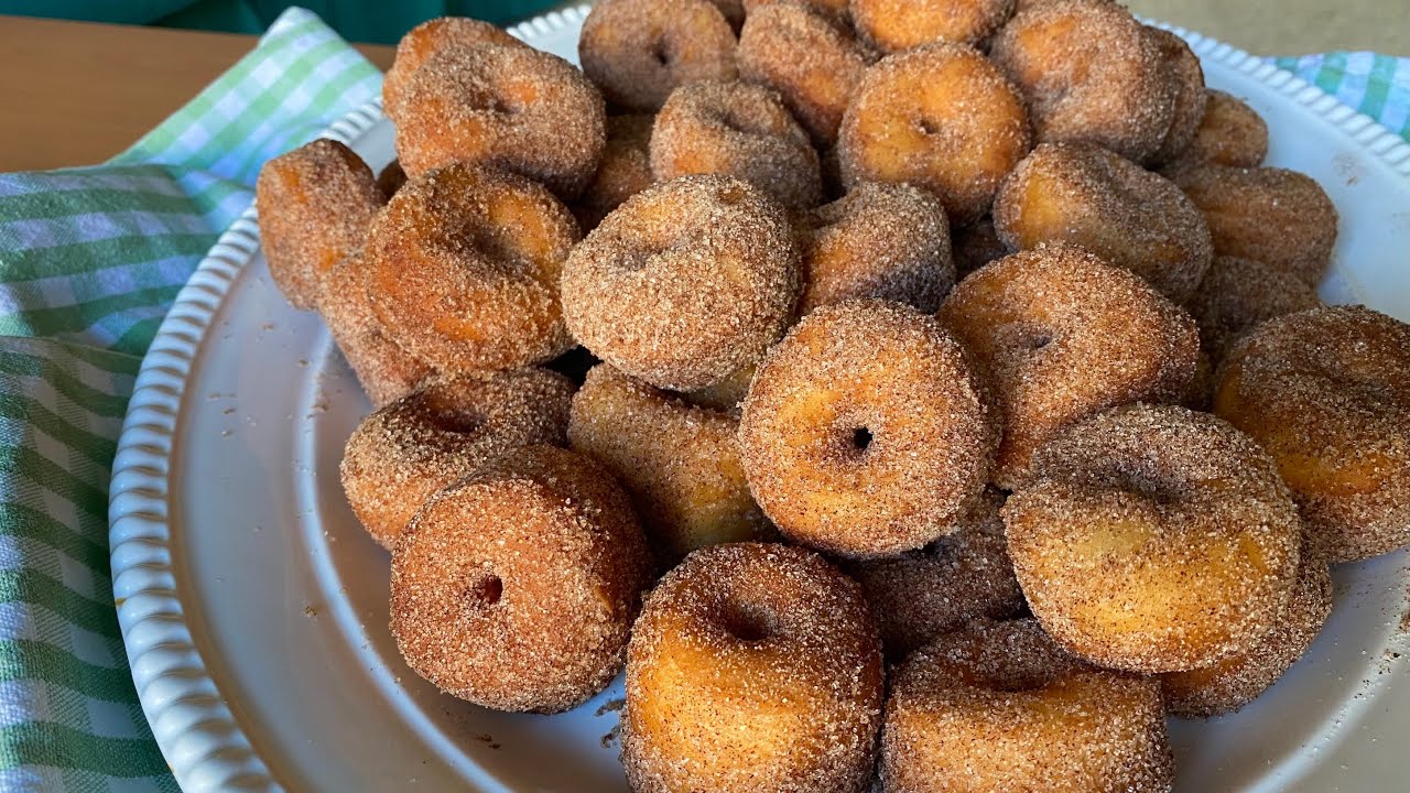 DONITAS DE AZÚCAR Y CANELA - Muy Esponjosas Y Rendidoras - Receta Paso A Paso