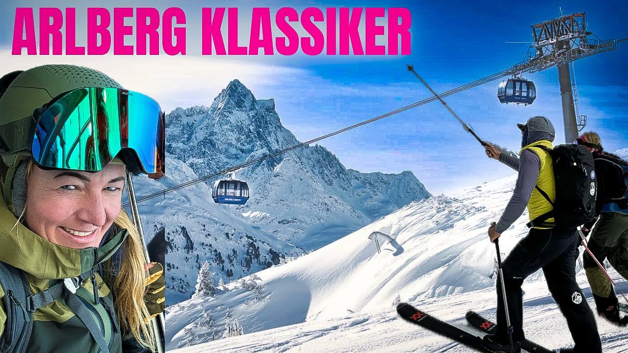 THE WORLD FAMOUS AERLBERG KLASSIKER / FREERIDE SKI RUNS Lech - Stuben - Zürs - St. Anton - Warth