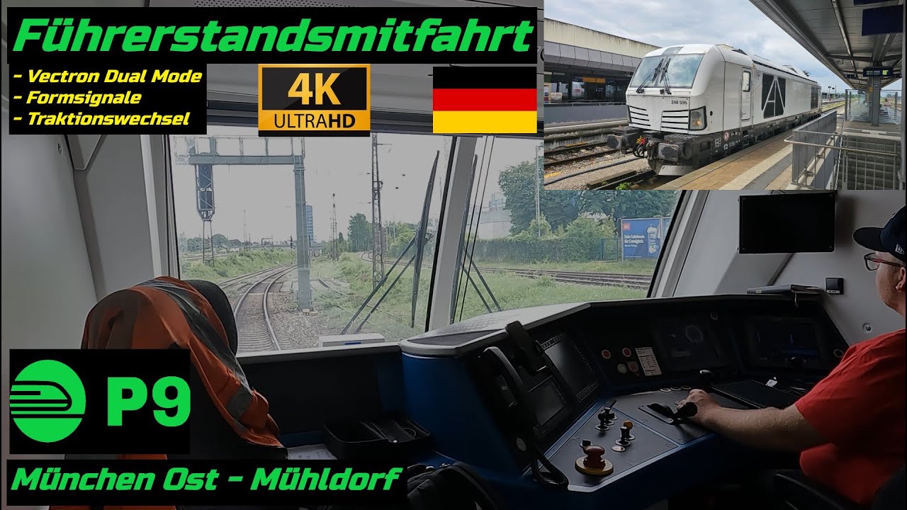 Führerstandsmitfahrt München Ost - Mühldorf (Br 248)