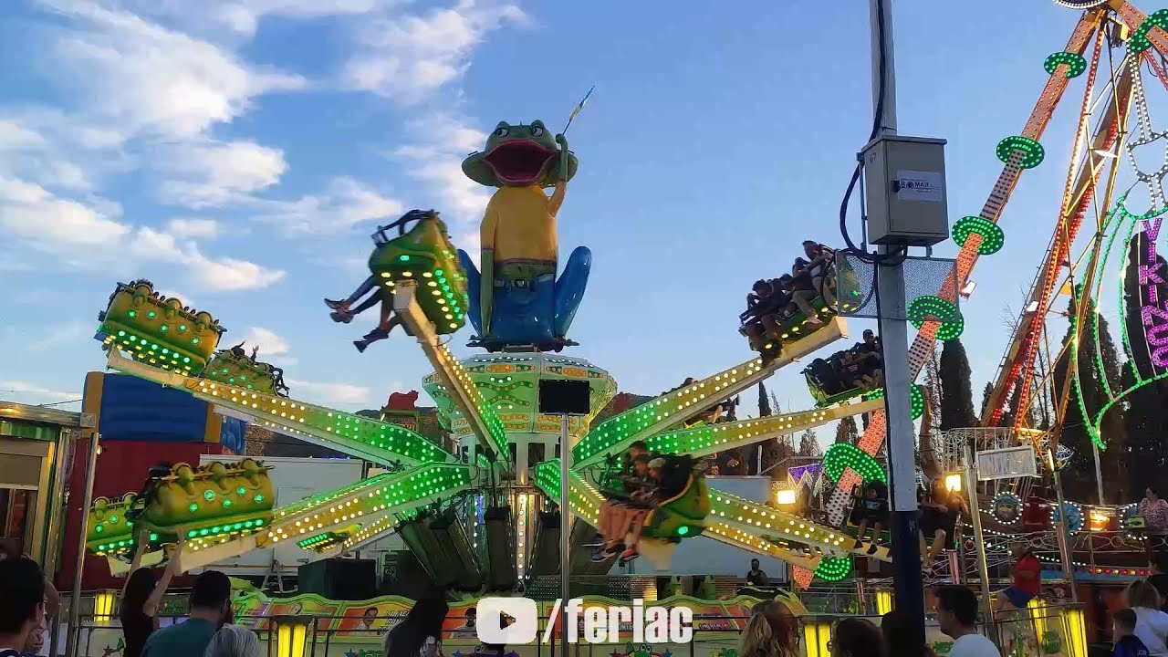 Atracción Mega Rana OFFRIDE Feria de Churriana 2024