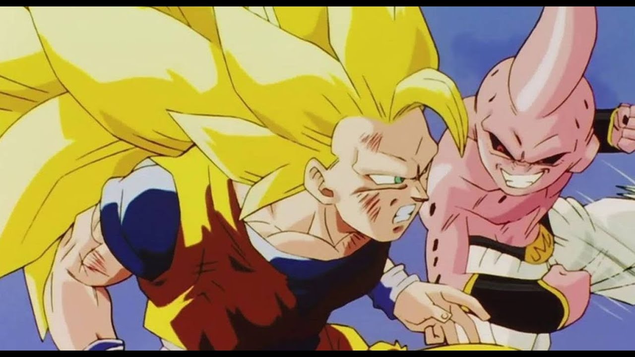 Goku vs Kid Buu -  A M V  -  NEW  DIVIDE - LINKIN PARK