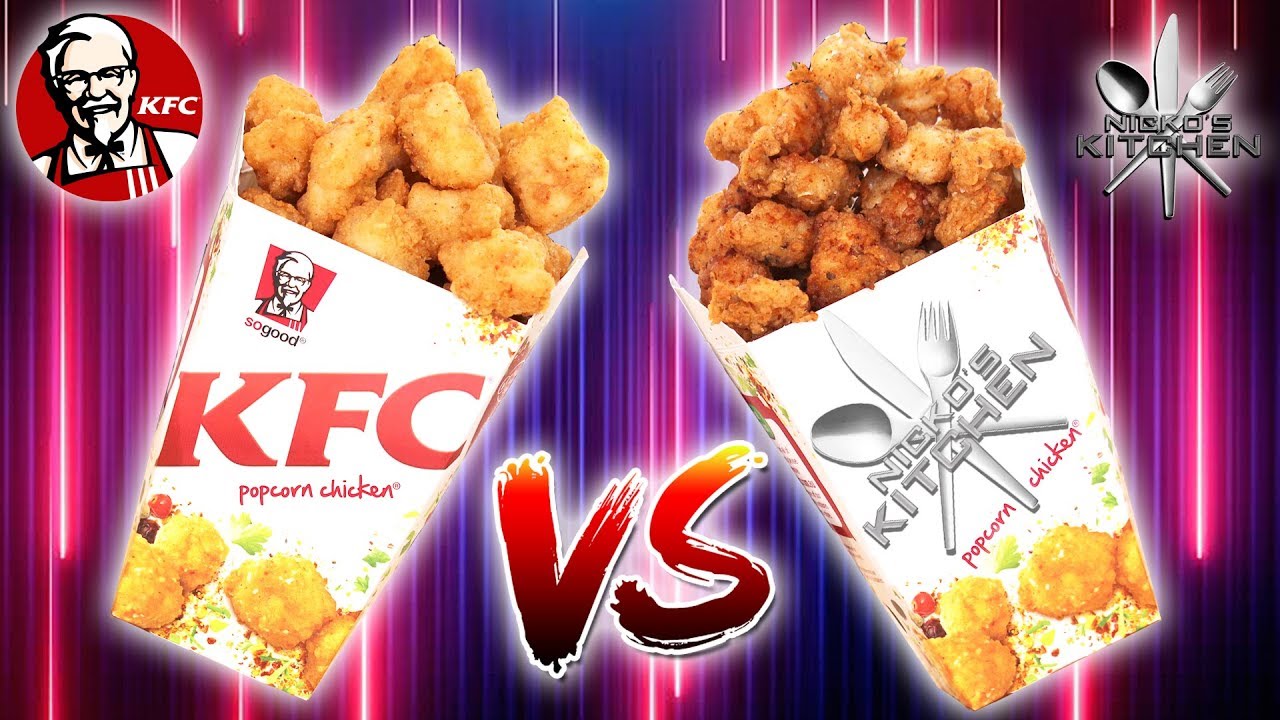 KFC POPCORN CHICKEN vs HOMEMADE - Finger Licking Good Recipe!