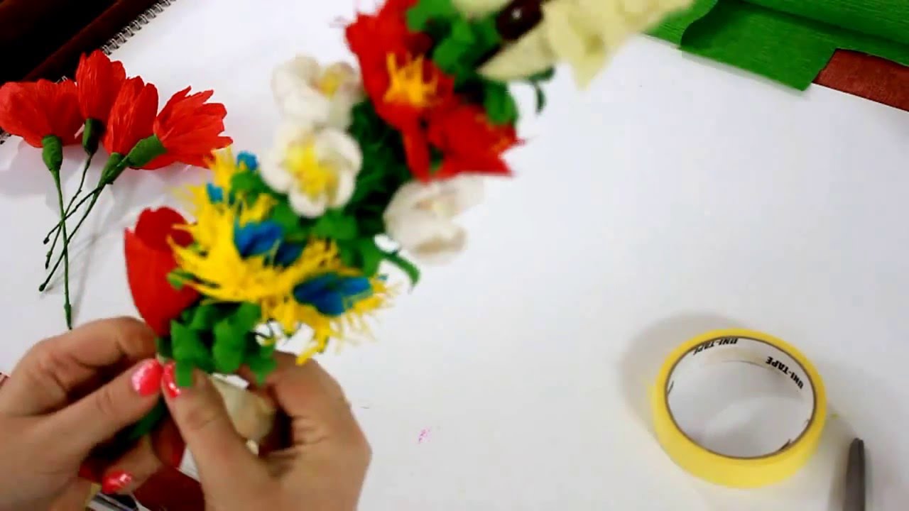 Palma Wielkanocna z bibuły #4  DIY |  Easter Palm tissue |