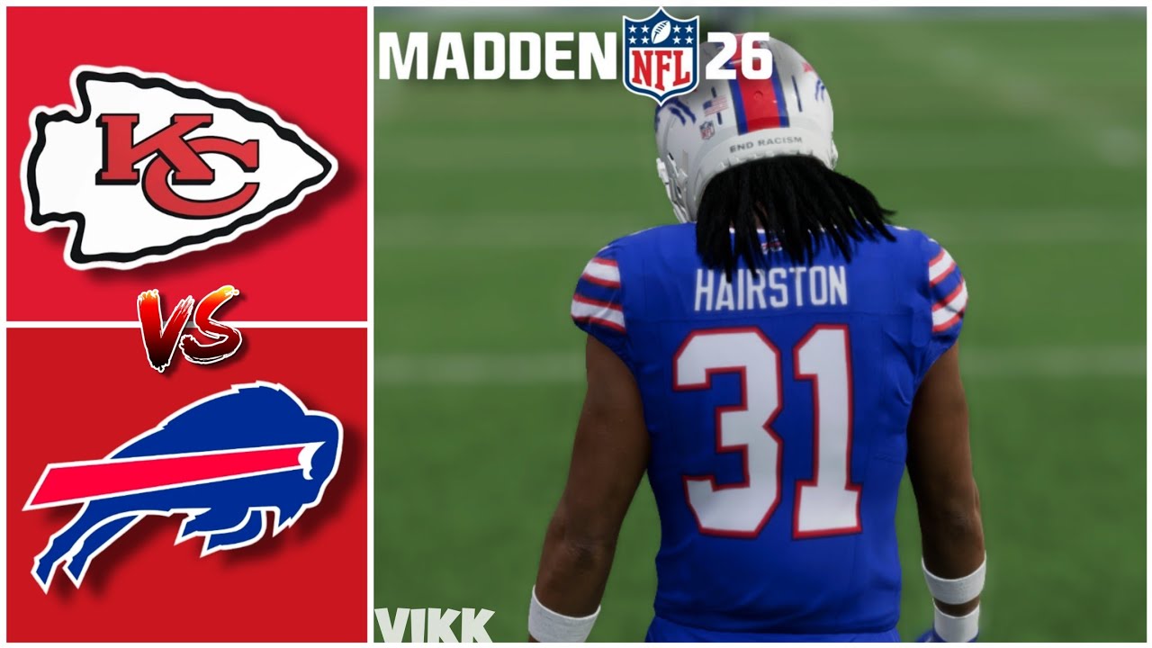 Chiefs vs Bills Week 9 Simulation (Madden 26 Rosters)