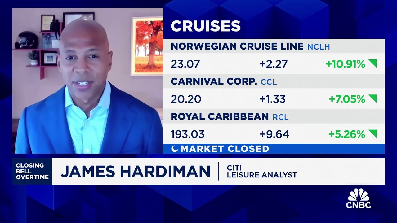 Royal Caribbean is 'best in breed on so many levels', says Citi's James Hardiman