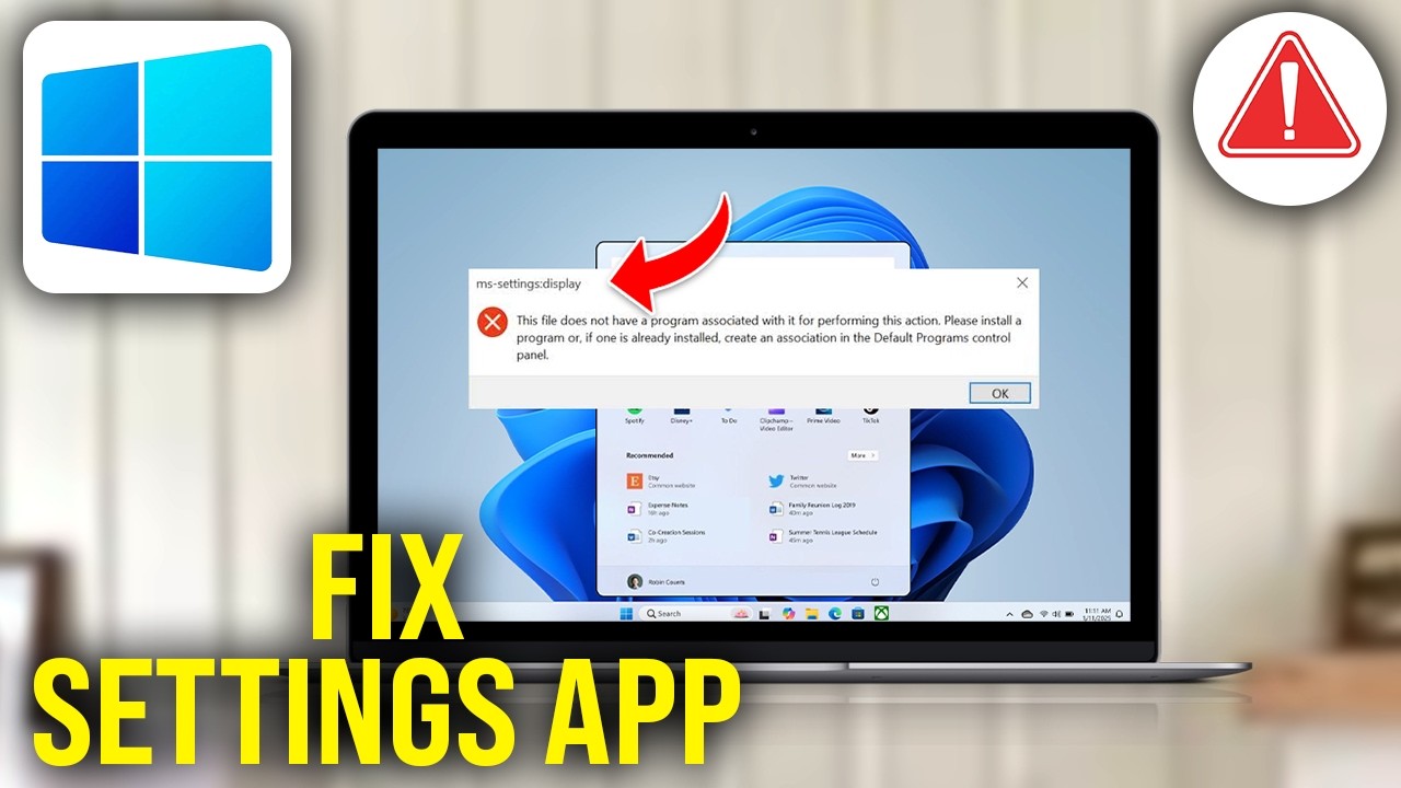 How To Fix Settings Not Opening In Windows 11