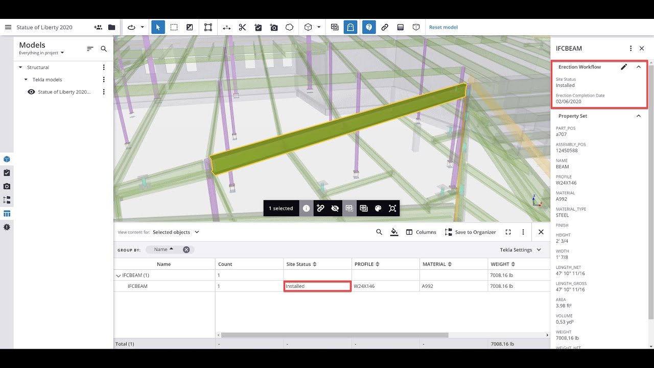 Introduction to Property Sets and the Content Browser in Trimble Connect