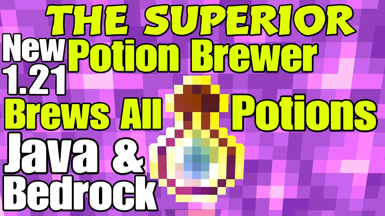 The Superior Potion Brewer!!! (Easy & Simple) [Minecraft Bedrock & Java 1.21] #minecraftredstone