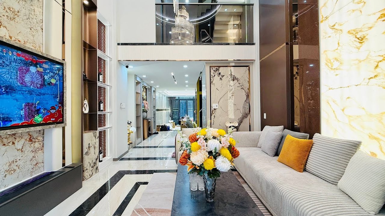 Bán nhà Phố Đẹp Thiết Kế Có Thang Máy Đường Nguyễn Văn Khối P.Thông Tây Hội TPHCM. 4mx16m 