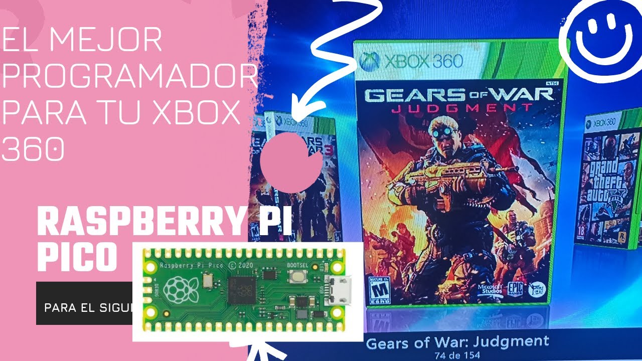 como programar pico flasher Raspberry pi pico XBOX 360 FAT, CORONA, TRINITY  en menos de 2 minutos