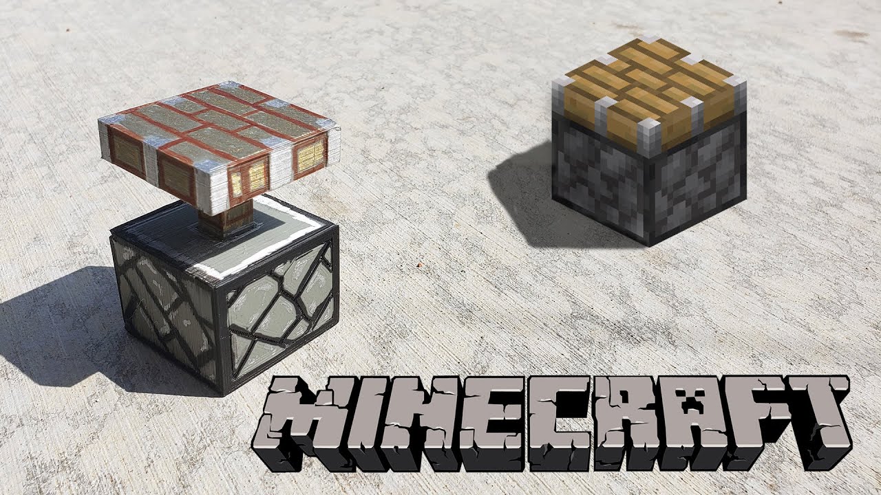 Minecraft Piston 1/20th Scale Build