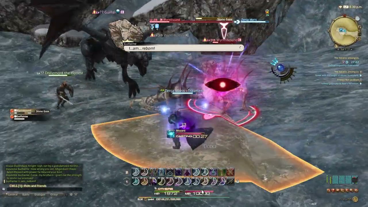 2025-09-01 FFXIV: repeat duty fails in Coerthas