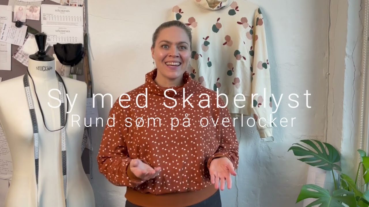 Guide: Sådan syr du en rund søm på din overlocker