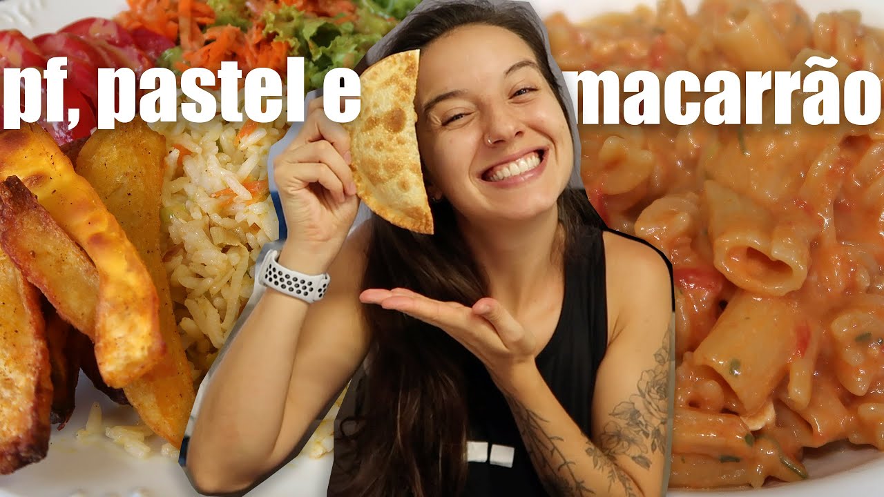 VLOGÃO DE COMIDA NA AIRFRYER, CUSCUZ,  PASTELZINHO E MACARRÃO ADOLESCENTE | TNM Vegg